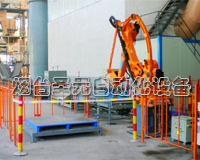 敞口袋全自動機器人碼垛生產(chǎn)線